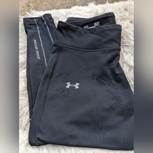 Under Armour Black Fitted Work Out Pants Size Small